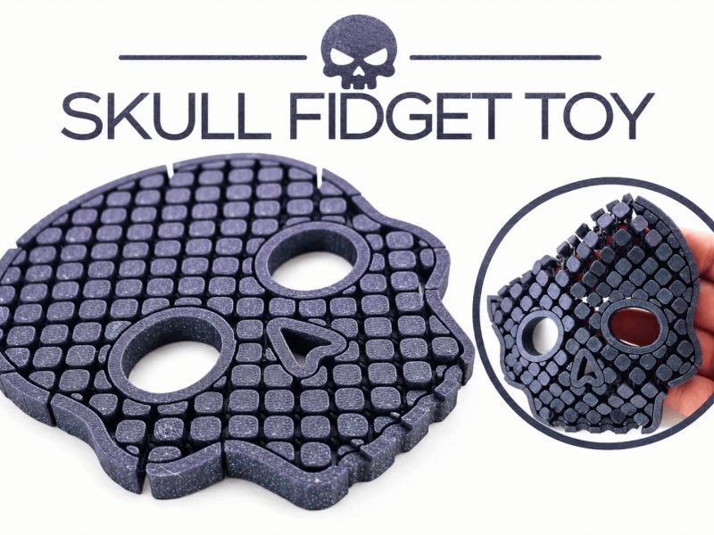 jucărie fidget cu craniu de Halloween