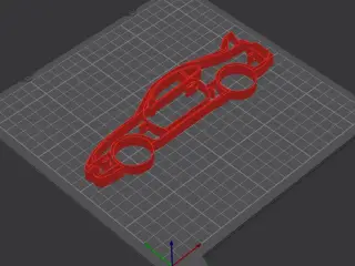 Toyota Supra MKIV Silhouette wall art