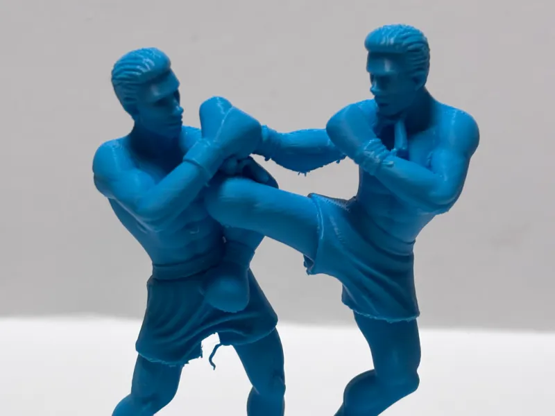 Kick boxing trophy