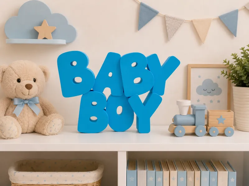 Baby Boy Nursery Decor