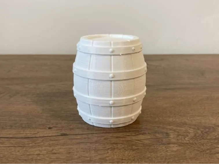 Wooden Barrel - Western Decorative Model