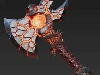 Axe keychain