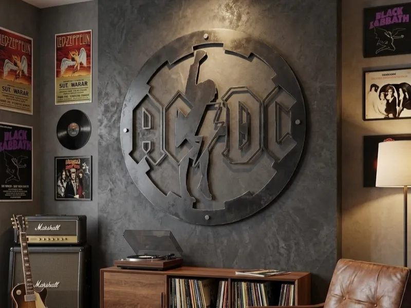 silueta acdc logo