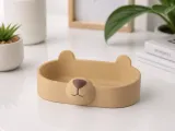Bear Face Tray - Cute Animal Storage Dish-0