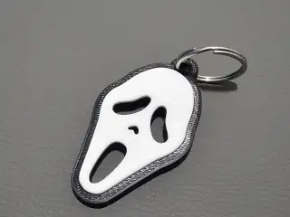 Scream Mask - Keychain