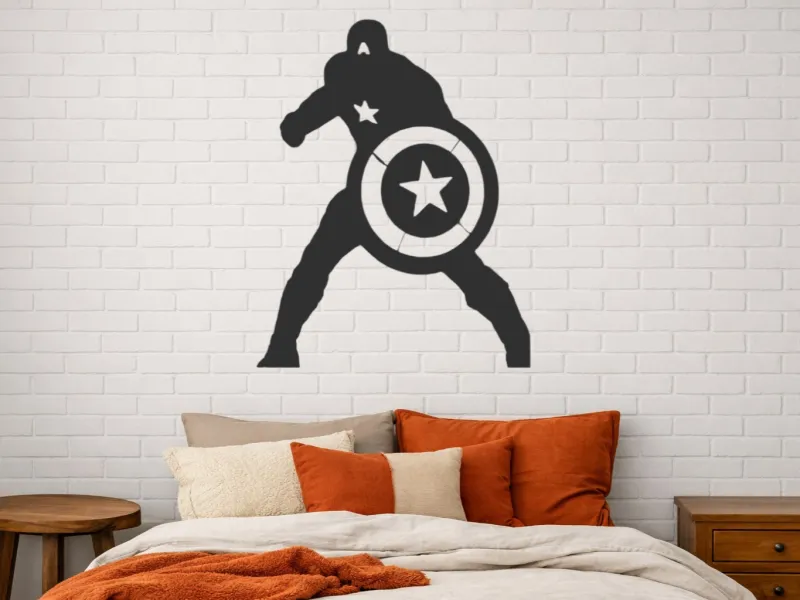 silueta capitan america