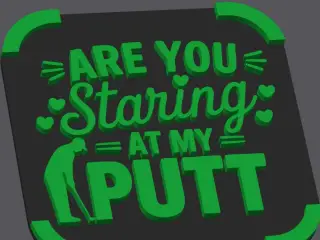 Golf Drinks Coaster