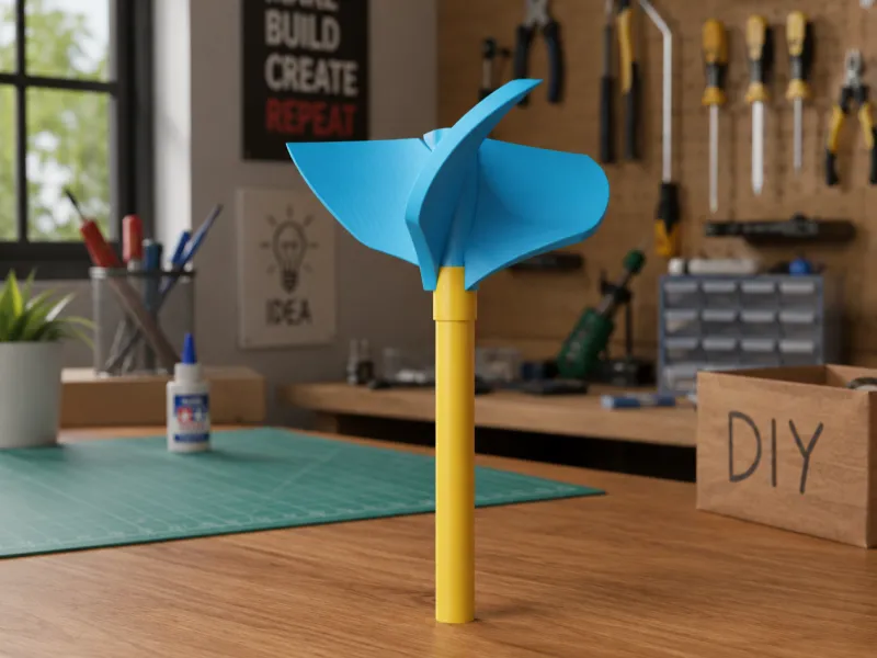 Boat Fan with Shaft