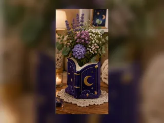 Wazon Clay Moon Display Vase