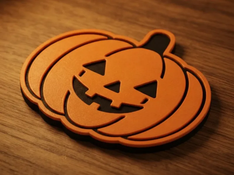 Halloween Pumpkin Coaster
