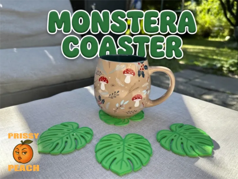 Monstera-Blatt-Untersetzer