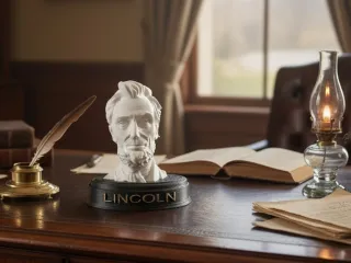 Abraham Lincoln Bust Figurine