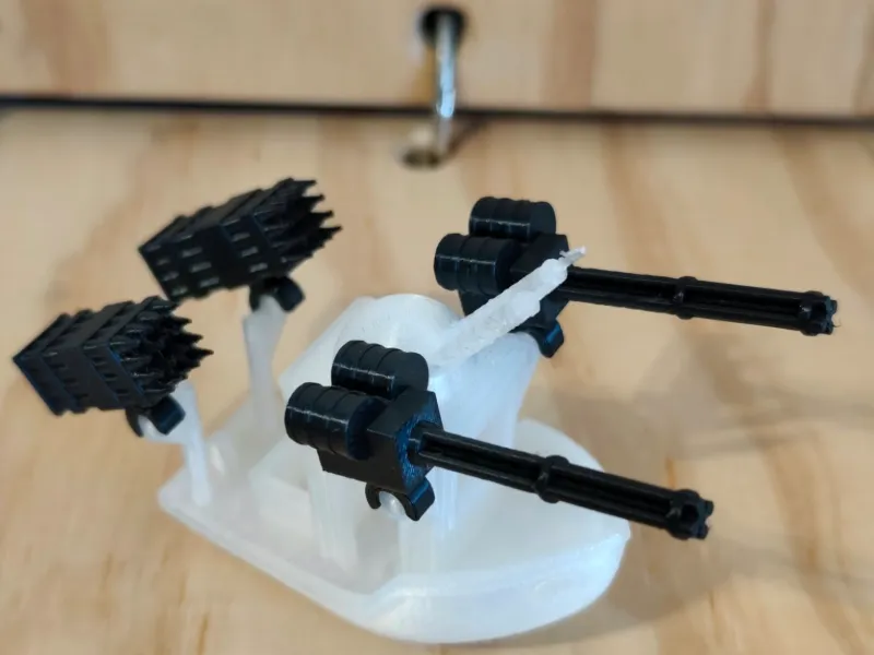 Heavily armed benchy