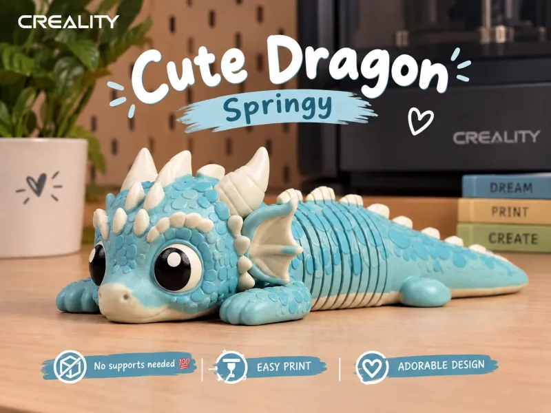 Cute Springy Dragon