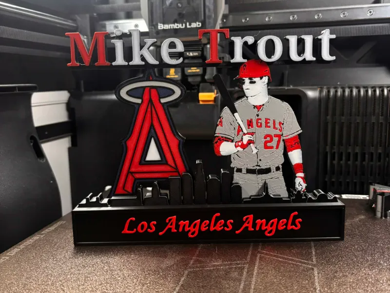 MLB - ロサンゼルス・エンゼルス マイク・トラウト ディスプレイ