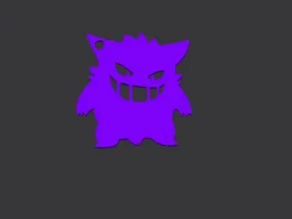 GENGAR SMILING KEYCHAIN