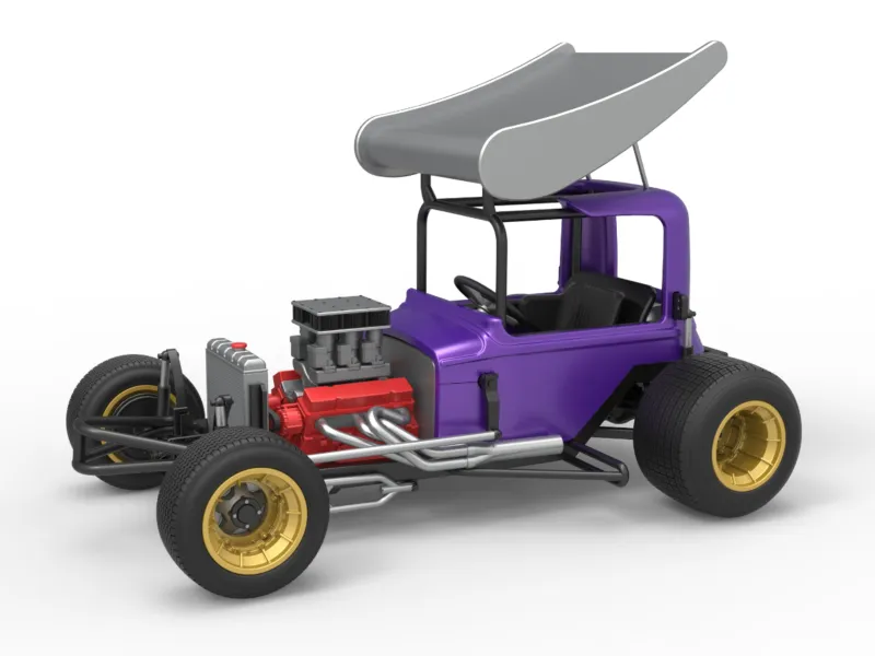 ダートスケール1:25用ヴィンテージウィングスーパーモディファイドストックカー
