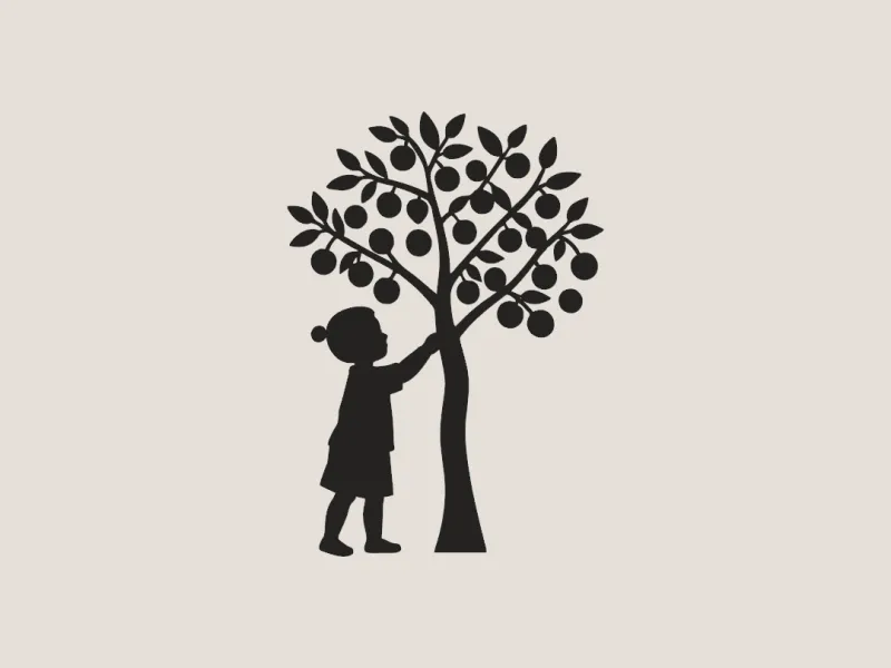 Child & Tree: 3D Printable Wall Art