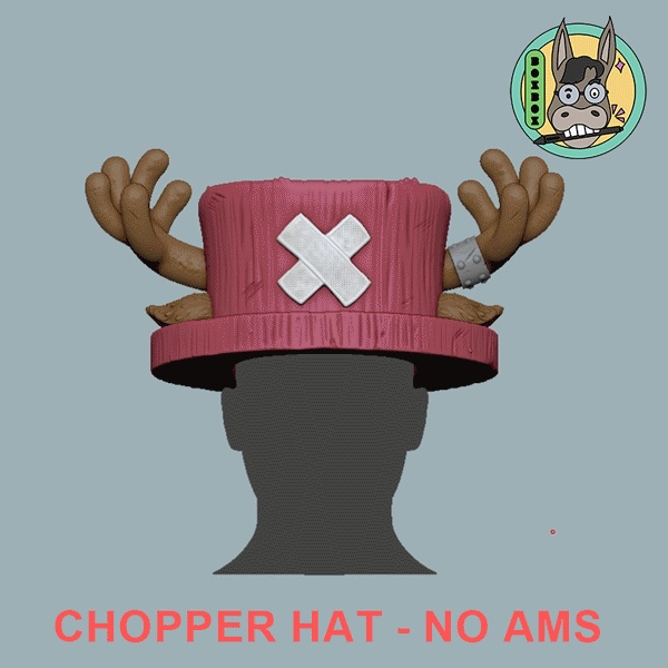 Choppper Hat - One piece Cosplay ( MultiParts/ NO AMS)