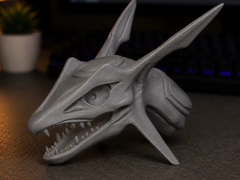 Calavera realista de Rayquaza - Serie de Huesos