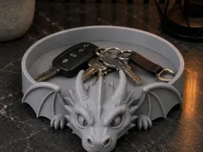 Dragon Key Tray-Cute Dragon Catchall