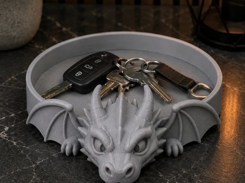 Dragon Key Tray-Cute Dragon Catchall