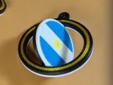 World Cup key Chain with Argentina Flag-0