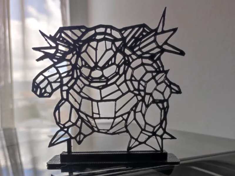 Blastoise Geometrik Pokemon