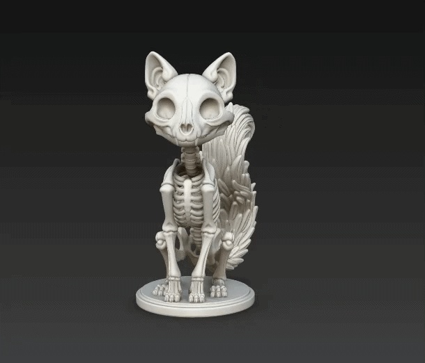 Skeleton Fox Cub-0