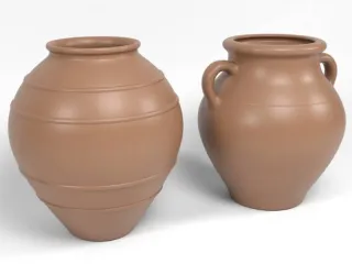 Rustic amphorae