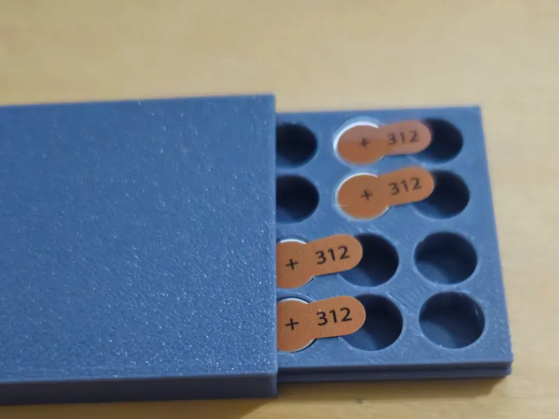 312 Hearing Aide battery box