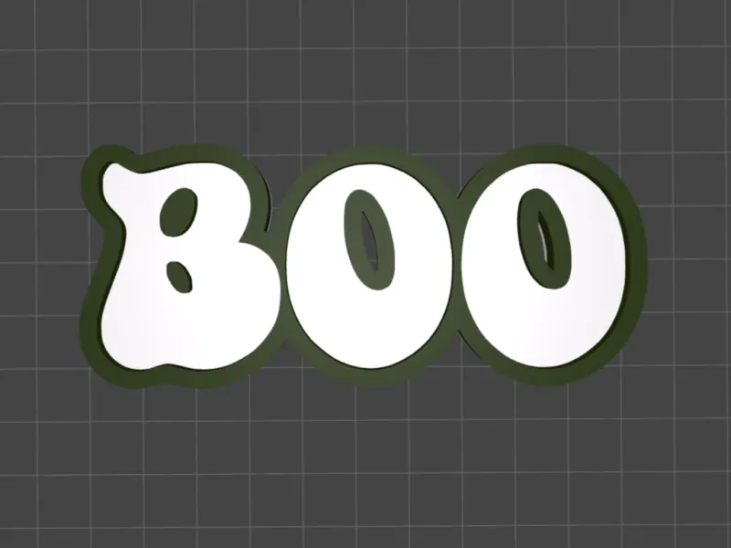 Boo window decor
