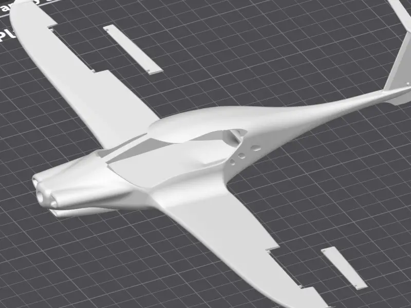 RC Plane Model Full Size Pipstrel Panthera