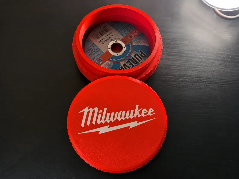 Milwaukee 125mm Cutting Disc Storage Container