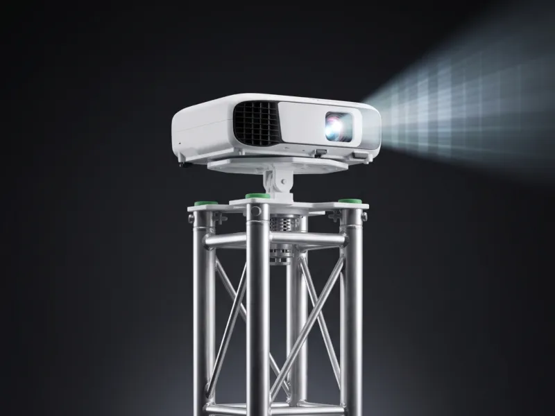 Universal Truss Projector Mount | 360° Pan/Tilt