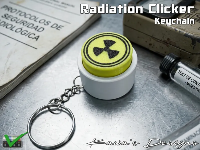 Llavero Clicker de Radiación