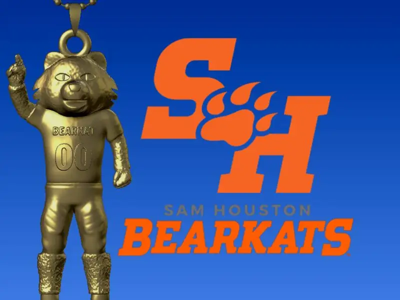 NCAA - Necklaces Sam Houston Bearkats - Hanging Figurine
