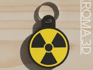 Radioactive keychain - multicolor