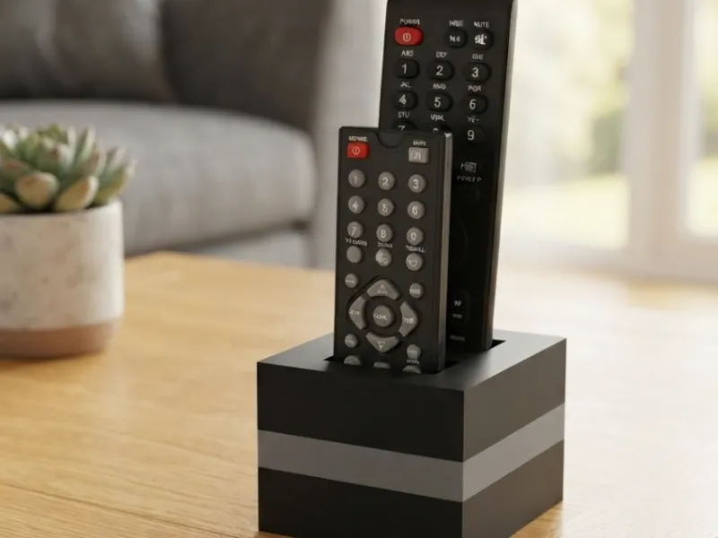 Suporte Minimalista para Dois Controles Remotos