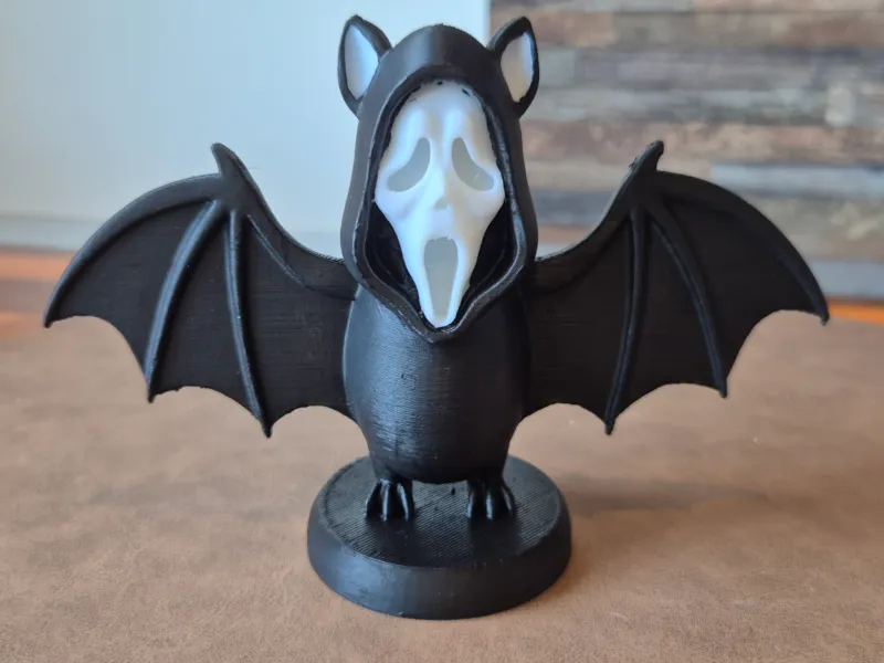 Decoração de morcego Ghostface de Halloween