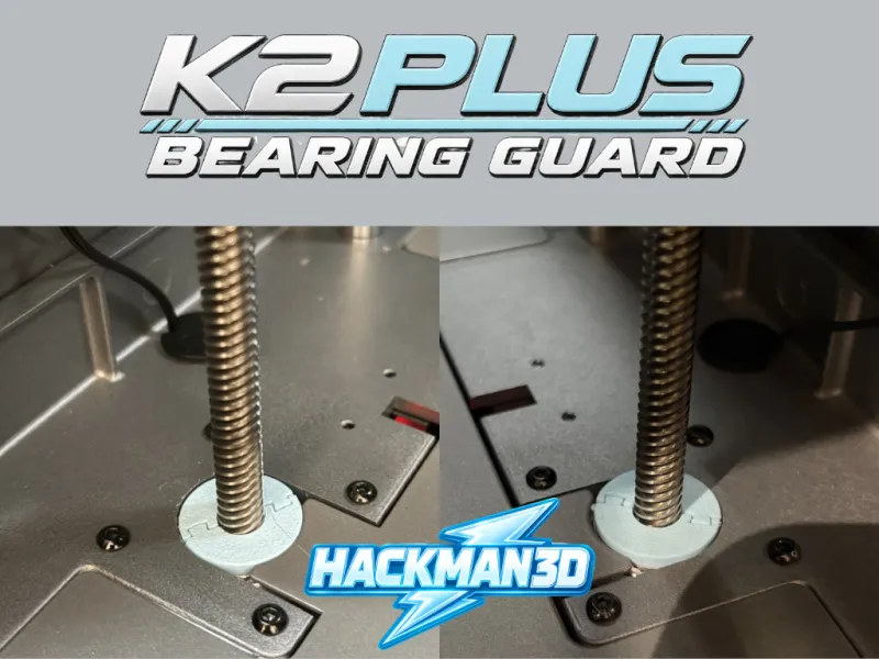 Cubierta antipolvo y antiresiduos para rodamientos del eje Z de Creality K2 Plus
