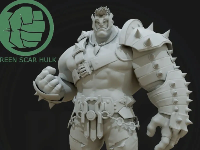GREEN SCAR HULK