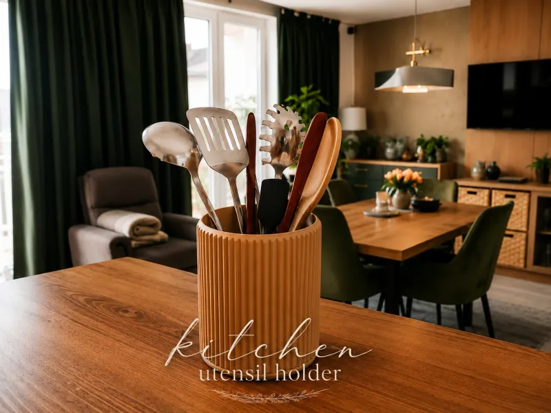 Japandi bestekhouder - Rond