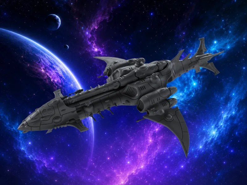Space Elves Drago Spaceship - three sizes [presupported]
