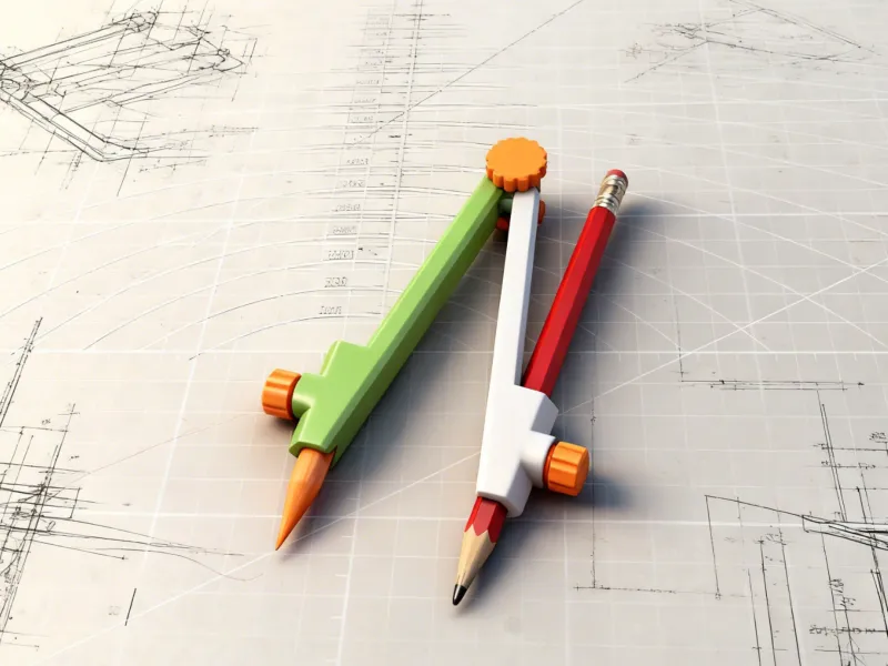 Fully 3D-Printed Compass