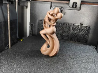 sculpture tango dancing couple