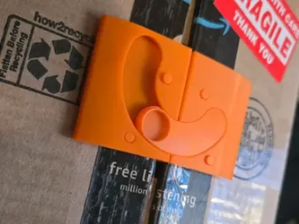 Close up your card board box