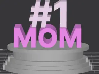 #1 Mom Trophy