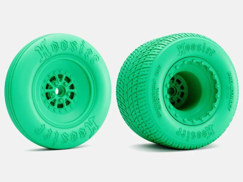 1/24 Scale, 15x4 & 15x15 Sander 762 Wheels, Hoosier Tires