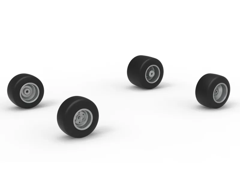 Wheel Set of Quarter Midget Scale 1:16
